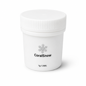 Coral Snow – شفاف‌کننده و بهبوددهنده کیفیت آب آکواریوم‌های آب‌شور